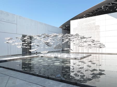 Choreography of a Cloud, Dancing Shadows Art Pavilion at the Louvre Abu Dhabi